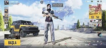PUBG Mobile hesabı – kostyumlar, UC və nadir silah görünüşü ilə -