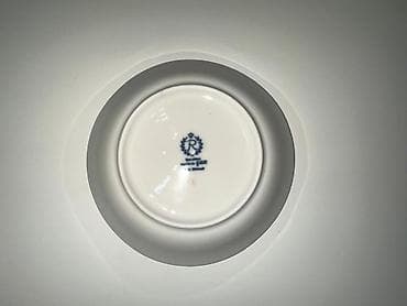 kəndir: Qəhvə dəsti, rəng - Göy, Farfor, Almaniya — 5