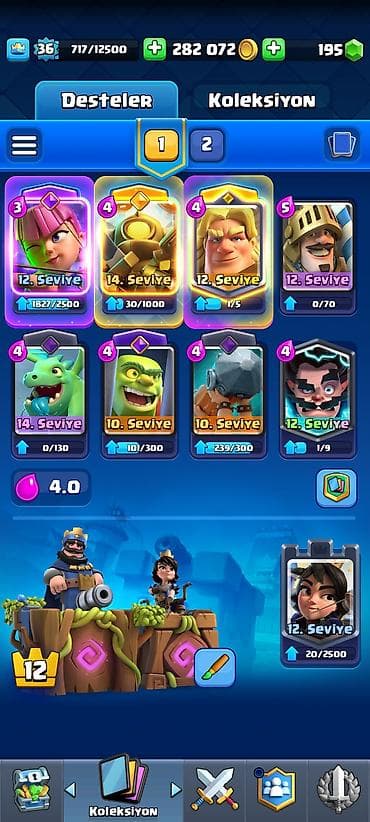 project cars 2: Clash Royale hesabı (Android/iOS) - Kral səviyyəsi: 36 - Kasa: 282 — 1