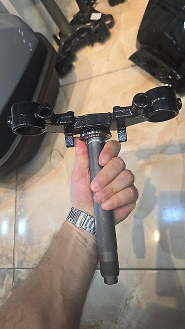 multi sukan: Moped/mototsiklet üçün alt sükan körpüsü (triple clamp, sükan dayağı) — 3