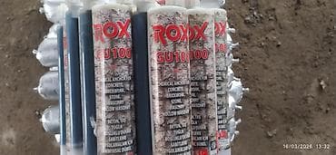 bolt: ROX GU100 kimyəvi anker - Tətbiq sahələri: beton, kərpic (brickwork) — 1