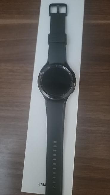 smart box: Samsung Galaxy Watch (döner bezel ilə) - Rəng: qara, silikondan rahat — 4