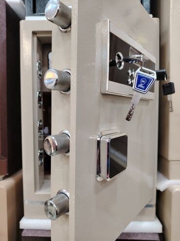 pul yığmaq üçün kassa: Hundurluk 60 Derinlik 38 Eni 40 Seyf acar və kodilə işləyir Unvana — 3