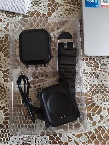 Комплекты с часами: Спортивный Комплекты с часами, цвет - Черный — 1