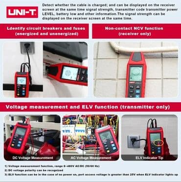 tester: Мультиметр, Uni-T, Новый, Цифровой, C гарантией, Доставка в районы, Платная доставка, Самовывоз — 5