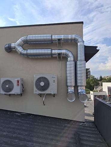 polad boru: Sənaye tipli havalandırma və kondisioner sistemləri üçün galvanizli — 1