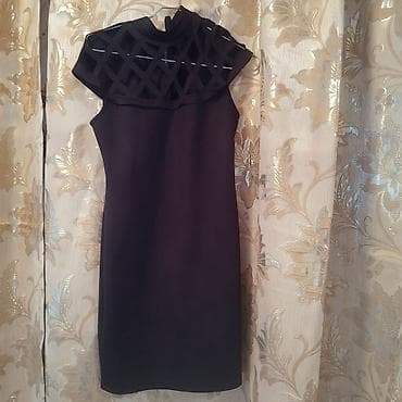 Qara zərif don - Model: dizdən yuxarı, bədənə oturan kəsim - Yaxa