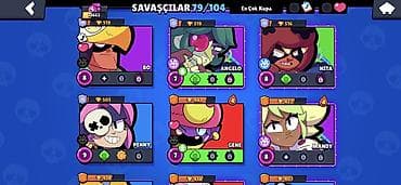 Brawl Stars oyun hesabı – geniş döyüşçü kolleksiyası Xüsusiyyətlər: - — 10