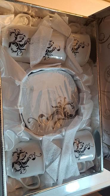 annaberry turkiye: Çay dəsti, rəng - Ağ, Farfor, Schafer, Türkiyə — 5