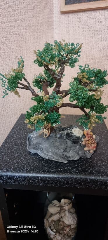 süni ağac: Денежное дерева сзделана своими руками — 1