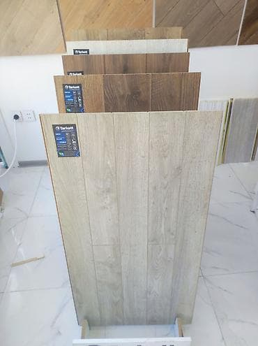 sintepon material: Tarkett laminat kolleksiyası – taxta teksturasında döşəmə panelləri - — 1