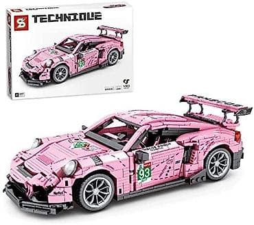 maqnit oyuncaqlar: Lego Konstruktor "Oyuncaq Maşın"🚗 Model: Porsche 911 GT3 Pink💕 🔹Ölkə — 2