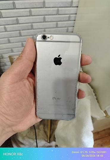 Техника и электроника: IPhone 6s, 32 ГБ, Серебристый, Отпечаток пальца — 3