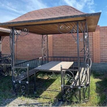 Sifarişlə bağ yelləncəkləri: Metal EN MMC olaraq istədiyiniz forma və ölçüde demir işlerinin — 4