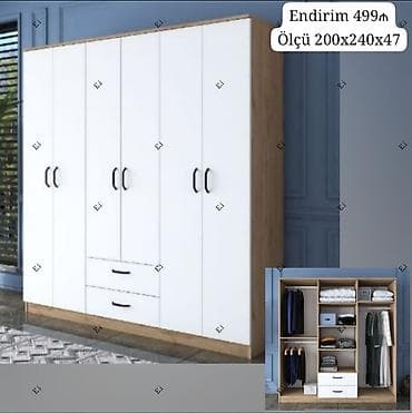 qapı hamam: Yeni, 6 qapı, Siyirməli, Digər rəng, Digər material, Açılan, Düz dolab — 1