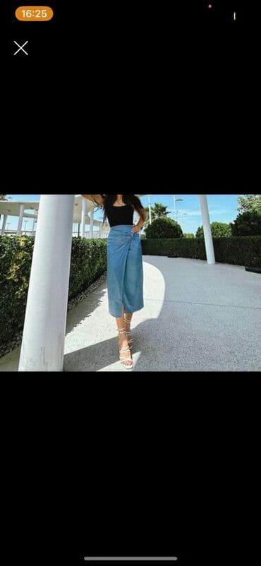 белые плиссированные юбки: Zara etek 90 azn alinib. Şıq və minimal dizaynı ilə həm ofis, həm də — 1