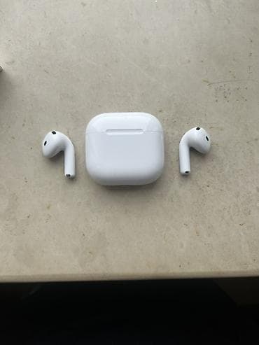 airpods qulaqciq: Yeni Simsiz (Bluetooth) Qulaqcıqlar, Apple, rəng - Ağ — 2