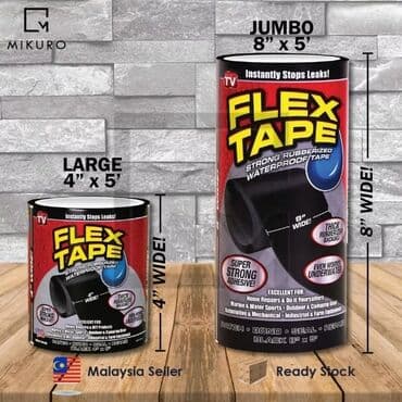 turba satışı: Yapişdirici band çən və boru yapışdırıcı böyük ölçülü flex tape — 1