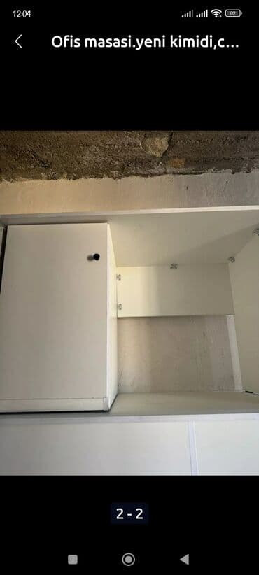 Офисные шкафы: Ağ rəngdə, qapılı ofis dolabı. Ofisdə sənədləri və digər əşyaları — 2