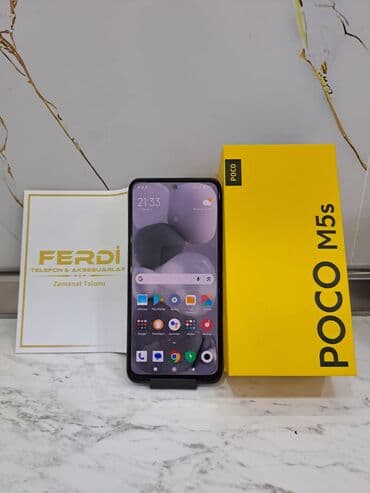 32 gb sd kart qiymeti: Poco M5s, 256 GB, rəng - Boz, Barmaq izi — 1