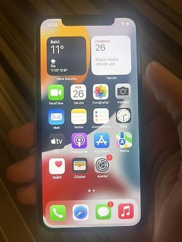 iphone x ucuz: IPhone X, 256 GB, Ağ, Face ID — 5
