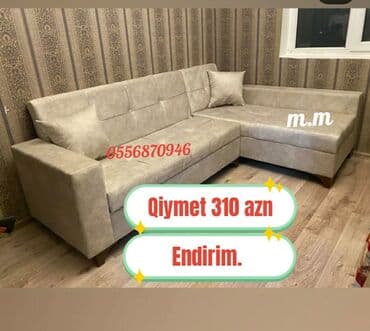 mingəçevirdə divan: Künc divan, Yeni, Açılan, Bazalı, Parça, Pulsuz çatdırılma — 11