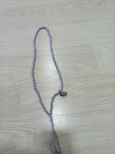 Сумки: Bənövşəyi rəngli təsbeh - Material: parıltılı teksturaya malik — 3