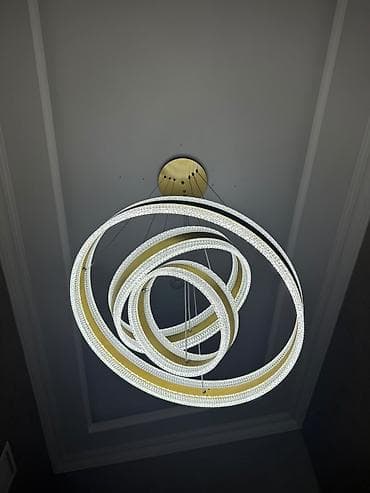 tavalar: Led Çılçıraq, 4 və daha çox lampa, Metal — 2