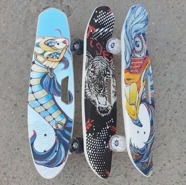 детские самокаты с родительской ручкой: Skateboard Skeybord, Kaykay, Skeyt və Pennyboardlar🛹 🔹Hər növ və hər — 2