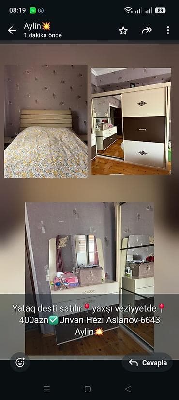 Yataq desti satılır📍yaxşı veziyyetde📍400azn✅Unvan Hezi Aslanov 6643