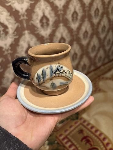 çaydan: Çay dəsti, rəng - Bej, Keramika — 5