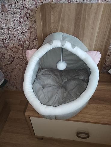 pudel iti: Pişik və kiçik itlər üçün yumşaq qapalı yuva tipli yataq - Model — 1