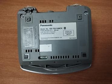 panasonic ev telefonu: Stasionar telefon Panasonic, Simsiz, İşlənmiş, Ödənişli çatdırılma — 9