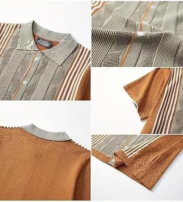 massimo dutti ispaniya: Polo köynək, Defacto, 2XL, rəng - Qəhvəyi — 4
