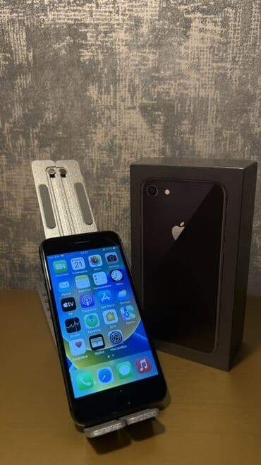 irshad telecom iphone 8: IPhone 8, 64 ГБ, Черный, Гарантия, Кредит, Битый — 3
