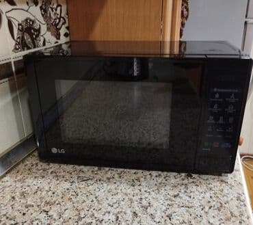 mıkravalnovqa: Mikrodalğalı soba LG, Ayrıca dayanan, Mikrodalğalar ilə, rəng - Qara, İşlənmiş — 2