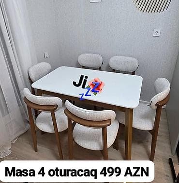 Mətbəx üçün, Yeni, 4 stul