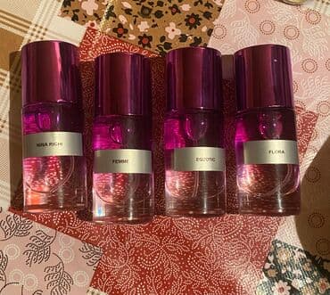 Уход за телом: Müxtəlif qoxu seçimləri olan ətir kolleksiyası Butulka: kompakt şüşə — 3