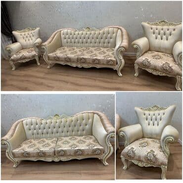 İşlənmiş, Divan, 2 kreslo