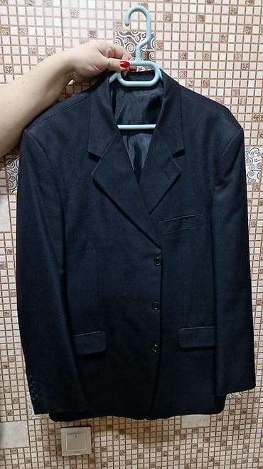 Klassik kişi pencəyi – tünd lacivərt/qaraya yaxın rəngdə 56-58 raz,1-2