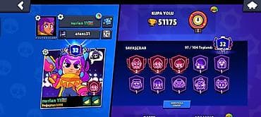 Brawl Stars hesabı – yüksək trofi və inkişaf etmiş kolleksiya - Kupa — 2