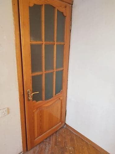 qapi taxta: Taxta otaq qapıları – şüşəli model - Material: təbii ağac (çərçivə və — 1