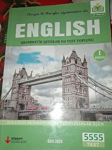 İdman və hobbi: Məhsul: “English – Qrammatik Qeydlər və Test Toplusu” (I hissə) - — 1