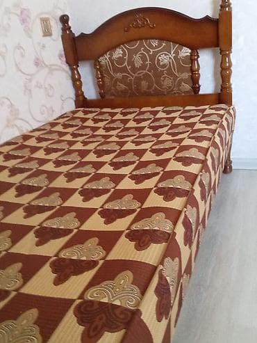 Мебель для дома: Односпальная кровать, Без матраса, Без выдвижных ящиков — 2