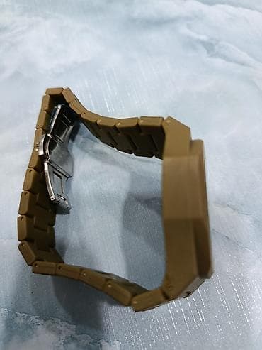 tw8 max smartwatch: Minimalist üslubda qol saatı - Rəng: tünd bej/xaçımtıl (korpus — 3