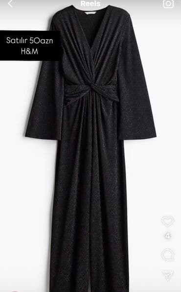 детская слип пижама: Комбинезон, H&M, M, цвет - Черный — 3