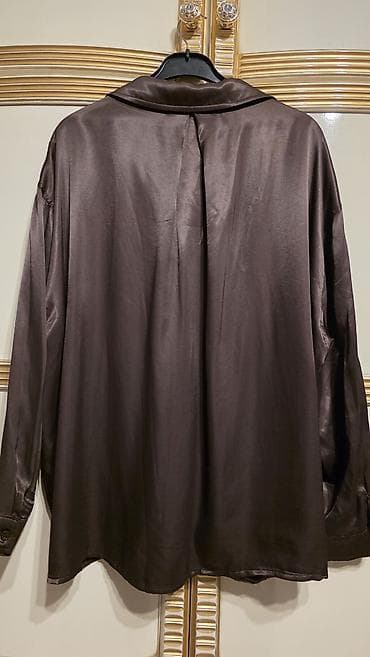 paltar satisi: Turkiye istehsali qadın köynəyi. tund qehveyi. yepyeni. qetiyyen — 2