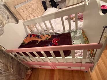 usaq ucun sekiller: Qız üçün, Dördbucaq, Beşik, Dəst ilə, Matrassız, Yellənmə mexanizmsiz — 3