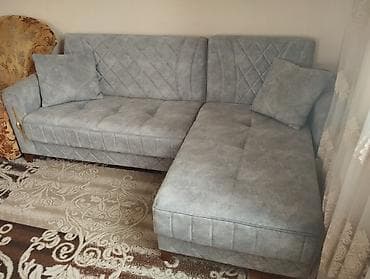 divani: Künc divan, İşlənmiş, Açılan, Bazalı, Parça — 4