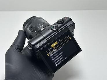 mini kamera satışı: Canon EOS M100 güzgüsüz fotoaparat + Canon EF‑M 15‑45mm f/3.5‑6.3 IS — 2
